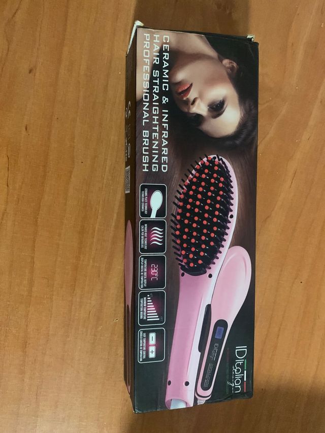 Cepillo de ceramica para alisar el pelo