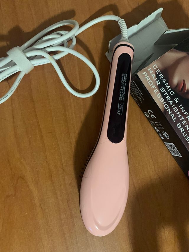 Cepillo de ceramica para alisar el pelo