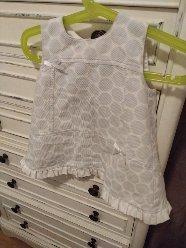 lote de 7 vestidos y 1 camisa de 9 a 18 meses