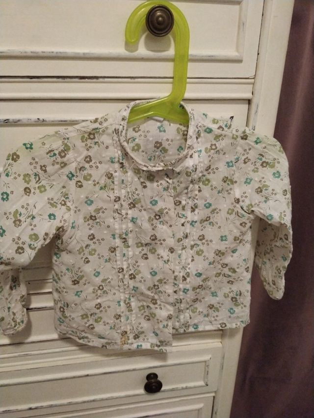 lote de 7 vestidos y 1 camisa de 9 a 18 meses
