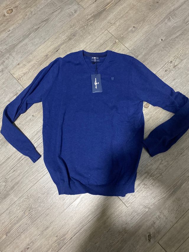 Jersey azul talla13-14 nuevo