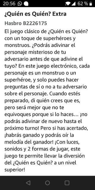 Juego ¿quien es quien? extra