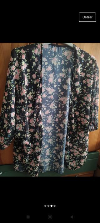 kimono de flores