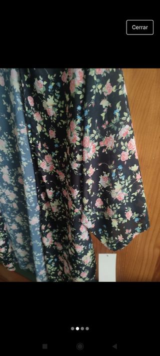 kimono de flores