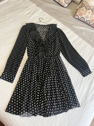 Vestido Lunares plisado nuevo