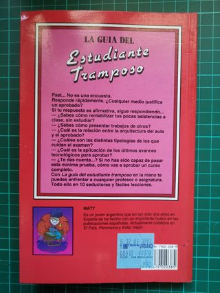 Libro bolsillo "La guía del estudiante tramposo"