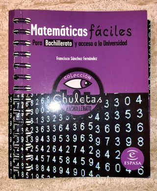 Matemáticas fáciles para Bachillerato