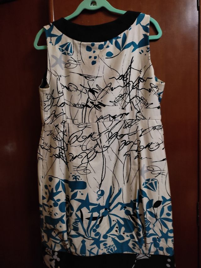 vestido talla tela gruesa bolsillos talla XL