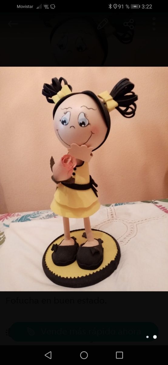 Fofucha en buen estado.