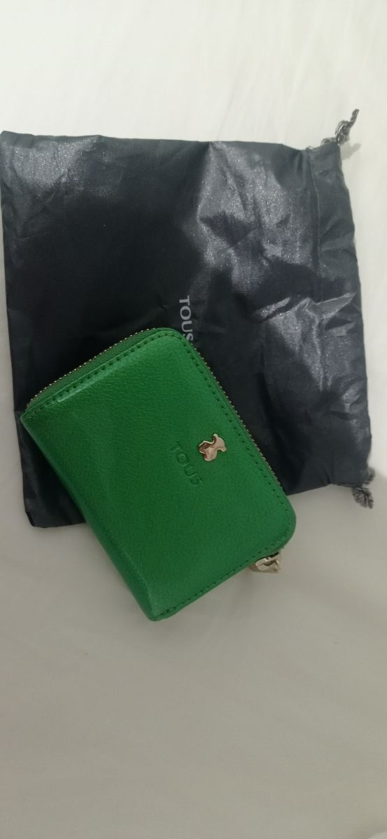 Borsa Tous in pelle verniciata verde