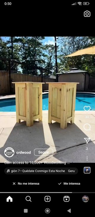 Fioriere moderne in pallet o legno.