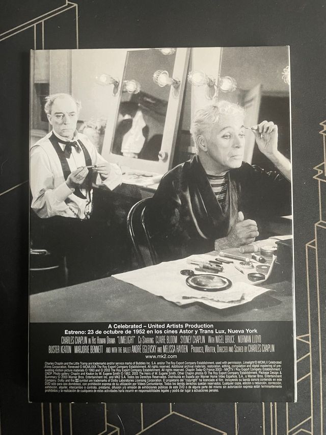 CANDILEJAS DE CHARLES CHAPLIN 2-DVD NUEVOS