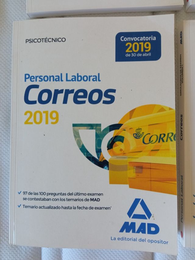 Temario correos 2019
