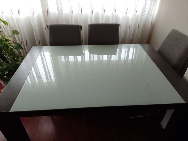 Mesa grande extensible salón comedor