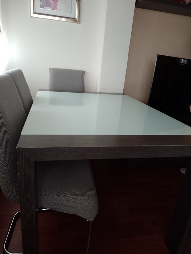 Mesa grande extensible salón comedor