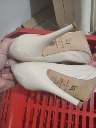 Zapatos GLORIA ORTIZ  fiesta o Boda PIEL 37 y 38