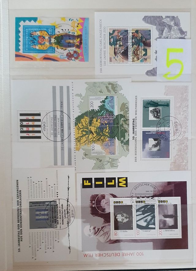 Sellos, lote, HB, Alemania, BRD, Beethoven