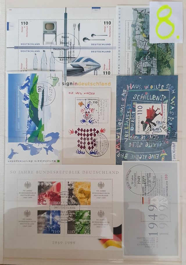 Sellos, lote, HB, Alemania, BRD, Beethoven