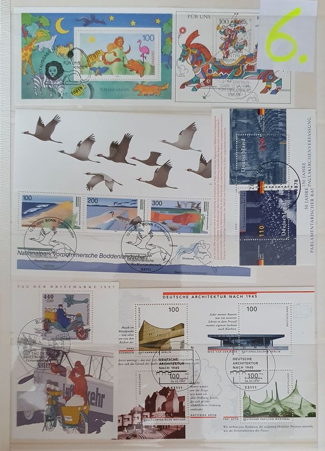 Sellos, lote, HB, Alemania, BRD, Beethoven