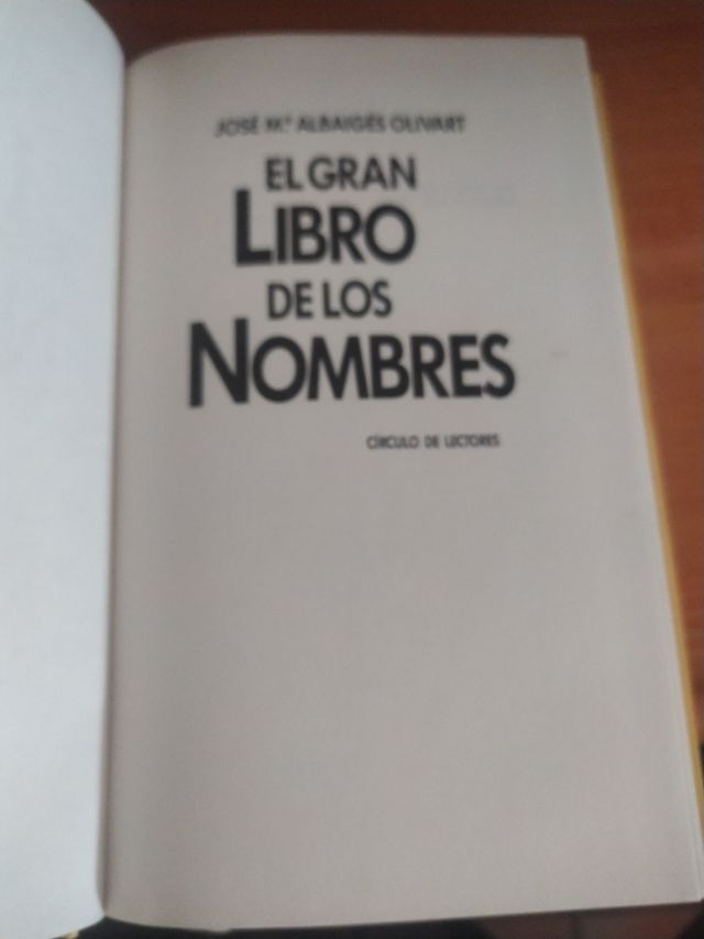 O Grande Livro dos Nomes