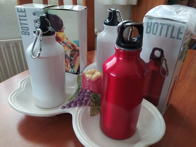 Botella de aluminio