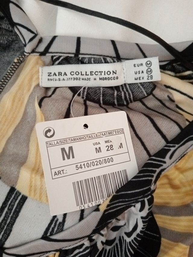 NUEVO Talla M Mujer Vestido casual de Zara