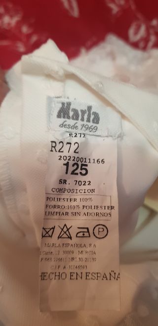 vestido de comunión marca  marla