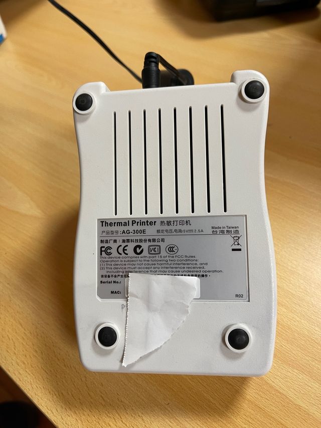 Impresora Térmica Ticket AG-300E