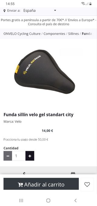 FUNDA  EN GEL PARA SILLIN ANCHO 