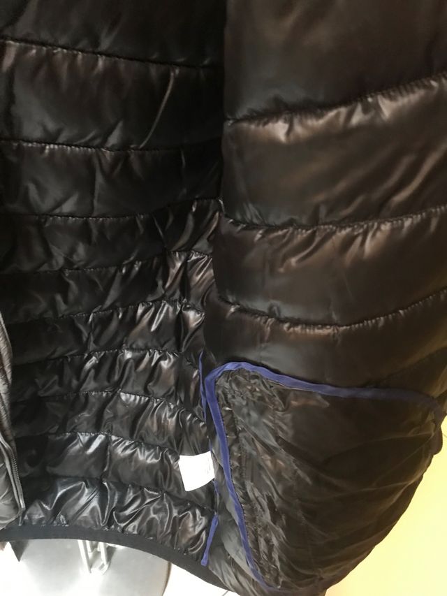 Giubbotto con cappuccio grigio Guy