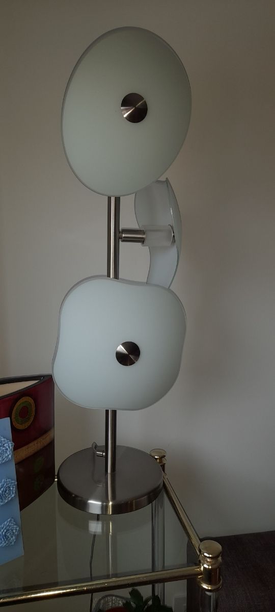 LAMPARADE SALON ESTILO MODERNA DE ACERO Y CRISTAL