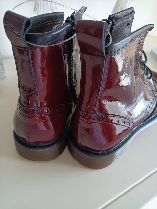 botas charol niña num 32 nuevas