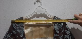 Corpiño marrón de fallera