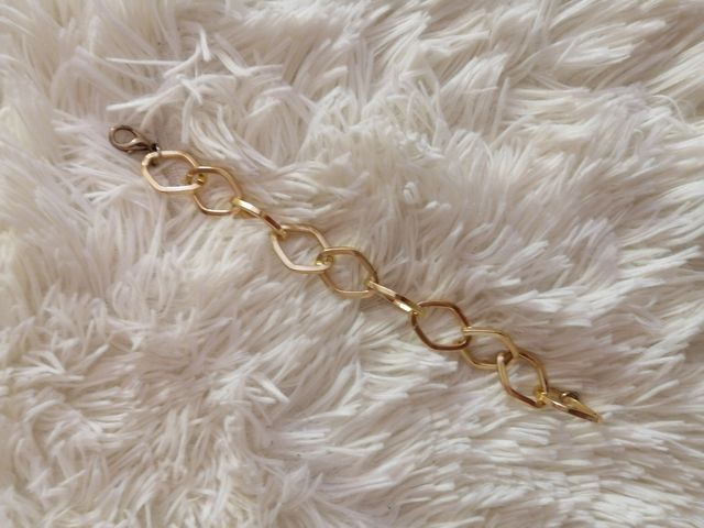 Braccialetto a catena dorato