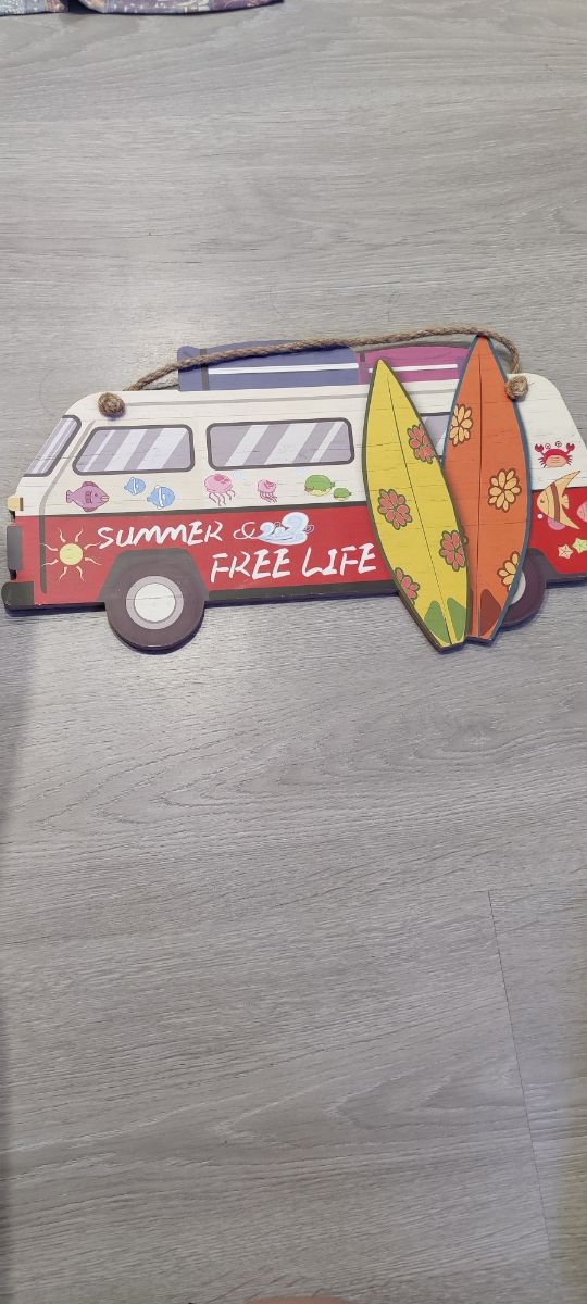 cuadro caravana madera