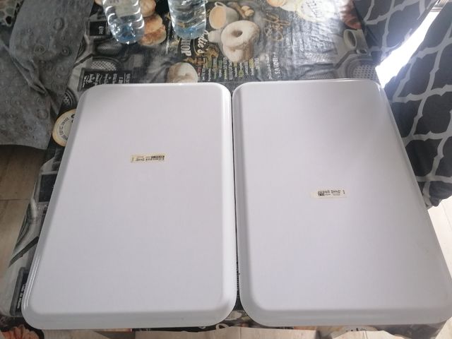 2 bandejas para trasporte de alimentos 