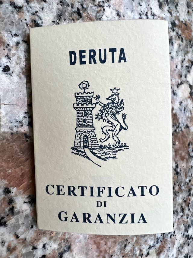 Portaoggetti maiolica dipinti