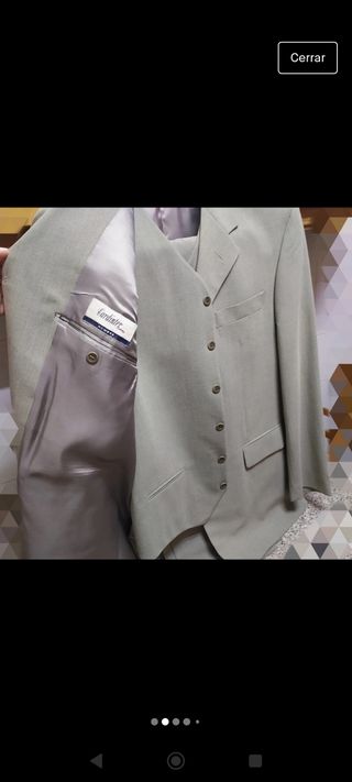 Traje de hombre 