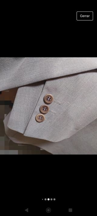 Traje de hombre 