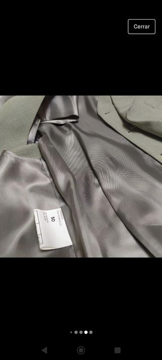 Traje de hombre 