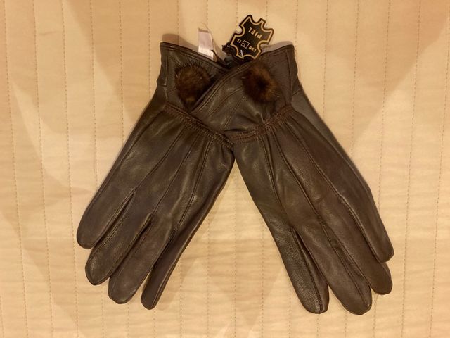 Guantes de piel mujer