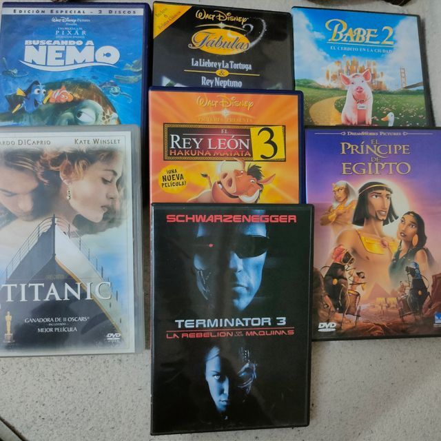 7 películas DVD