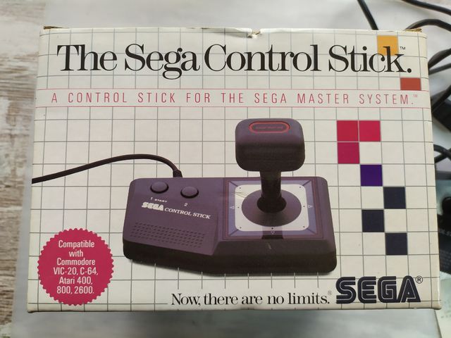 mando sega control stick máster system 