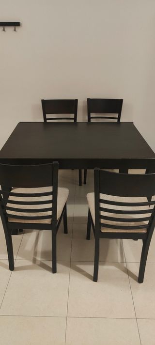 Mesa extensible de salón 