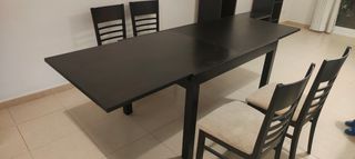 Mesa extensible de salón 