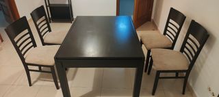 Mesa extensible de salón 
