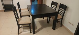Mesa extensible de salón 