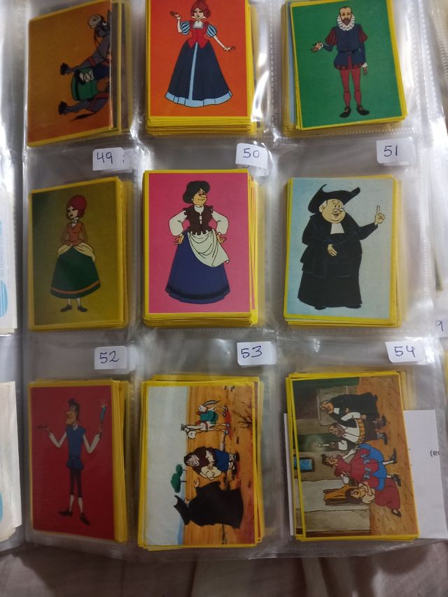 cromos don quijote de danone 2€/und