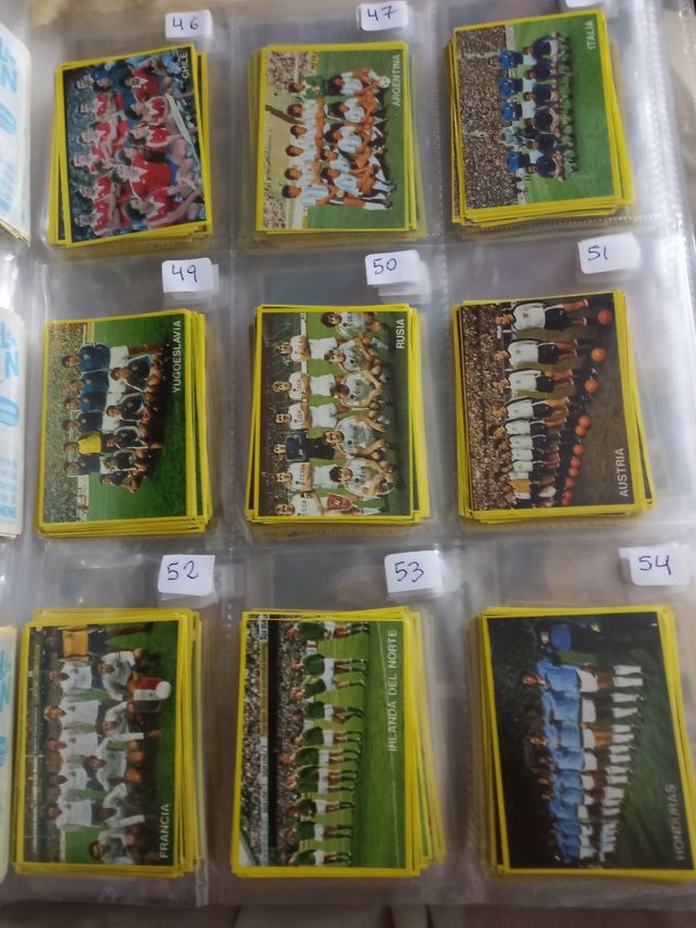 cromos fútbol en acción 1982 nuevos