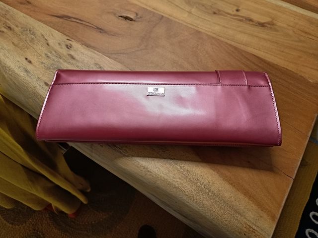 Bolso de mano de piel Georges Rech. Nuevo!